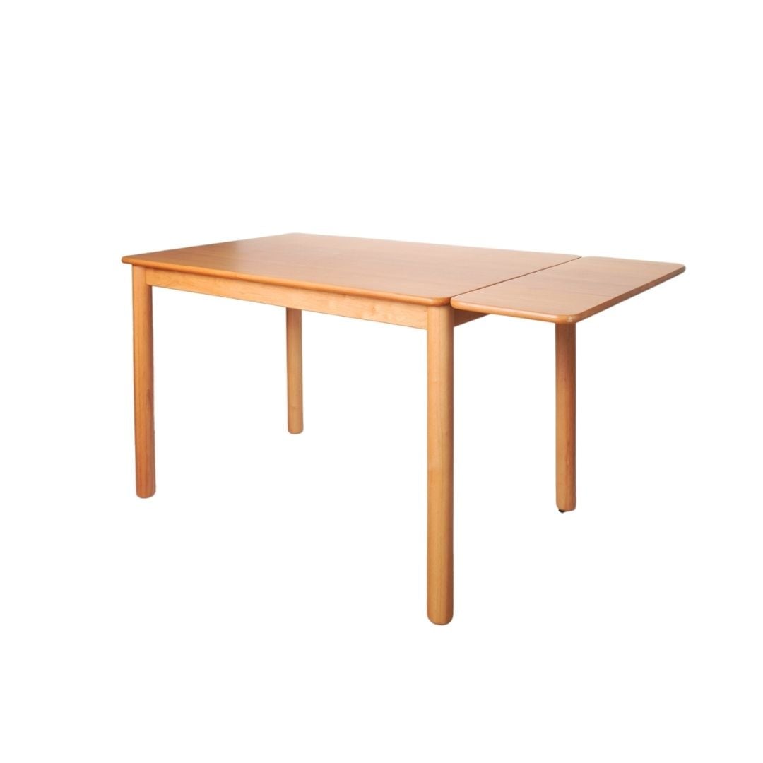 โต๊ะทานข้าวไม้ยางพาราแท้ 4 ที่นั่ง MAAI DESIGN  รุ่น HOZOKU TABLE สีโอ๊ค